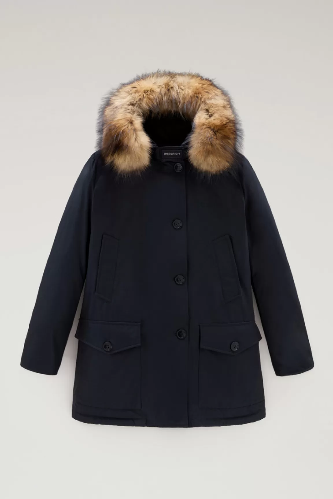 Donna Woolrich Parka>Arctic Parka In Ramar Cloth Con Quattro Tasche E Pelliccia Removibile