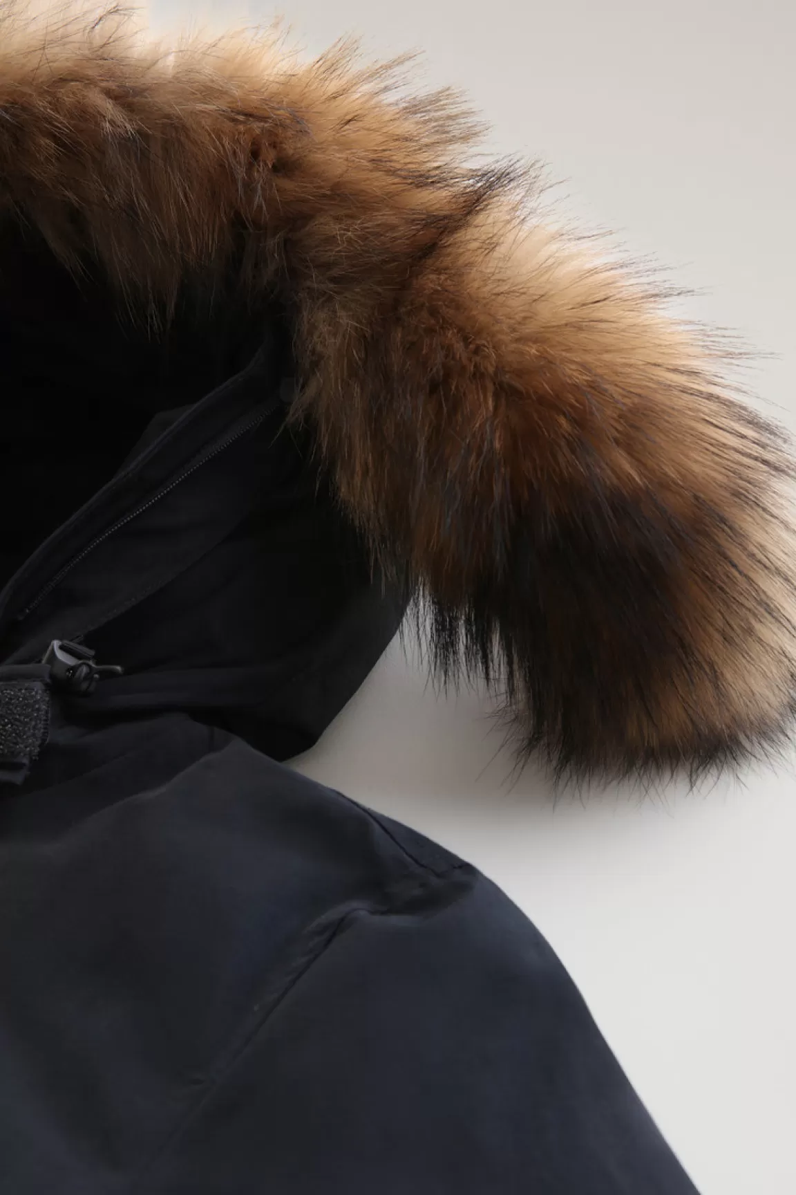 Donna Woolrich Parka>Arctic Parka In Ramar Cloth Con Quattro Tasche E Pelliccia Removibile