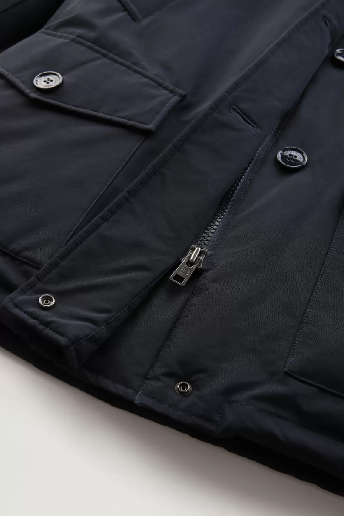 Donna Woolrich Parka>Arctic Parka In Ramar Cloth Con Quattro Tasche E Pelliccia Removibile