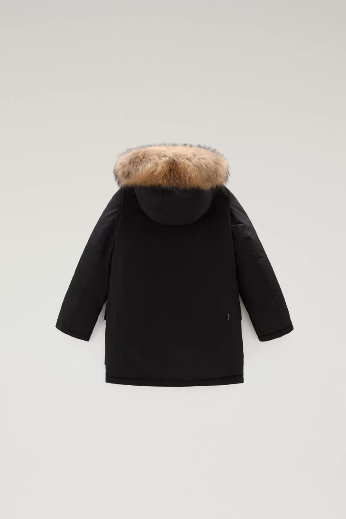 Bambino Woolrich Parka>Arctic Parka In Ramar Cloth Da Bambino Con Pelliccia Removibile