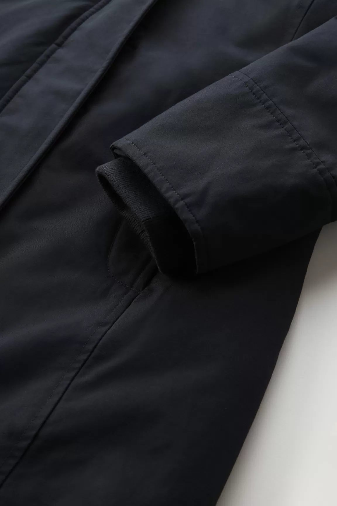 Donna Woolrich Parka>Boulder Parka In Ramar Cloth Con Cappuccio E Collo Removibile In Pelliccia Sintetica