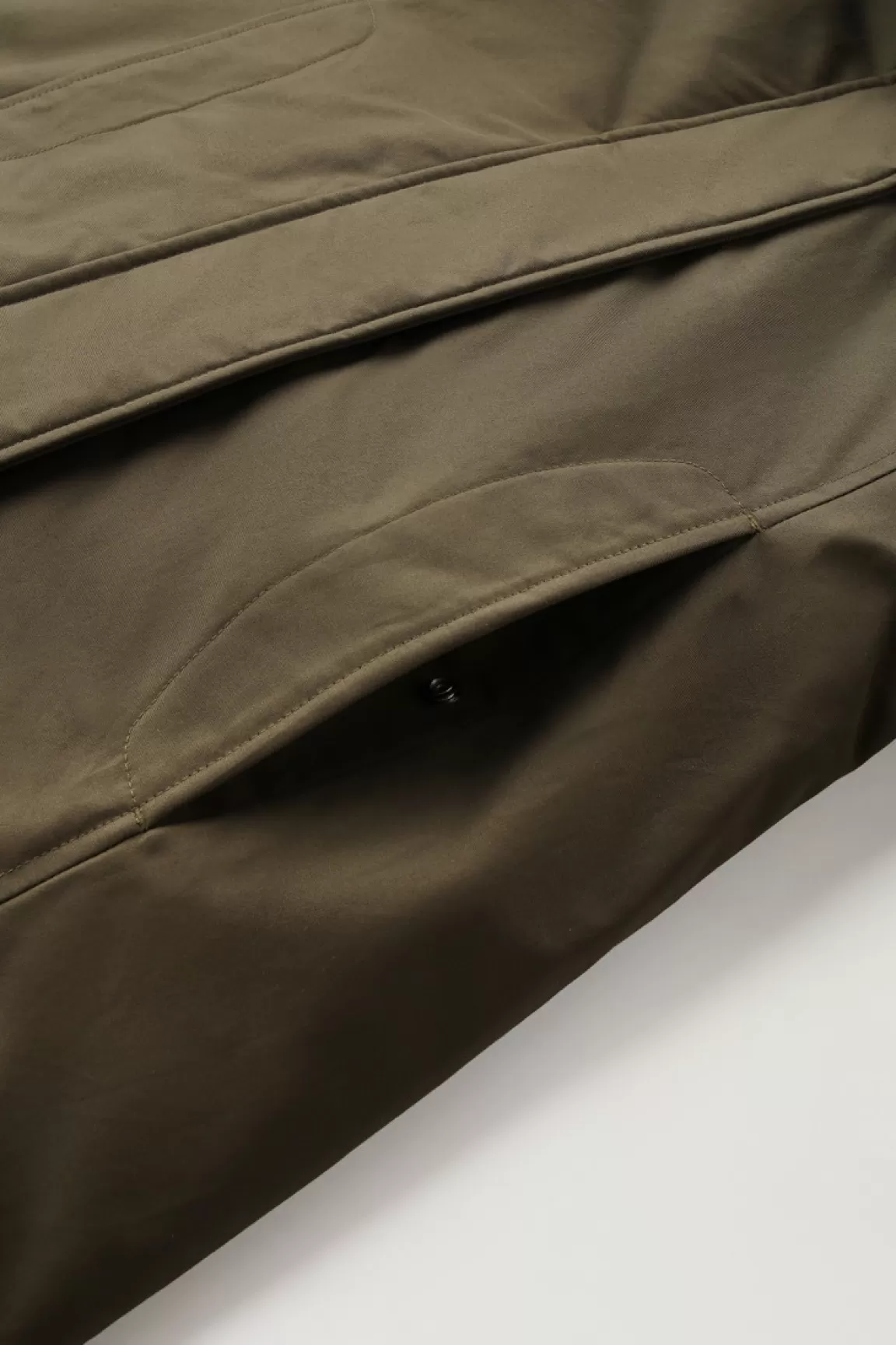 Donna Woolrich Parka>Boulder Parka In Ramar Cloth Con Cappuccio E Collo Removibile In Pelliccia Sintetica