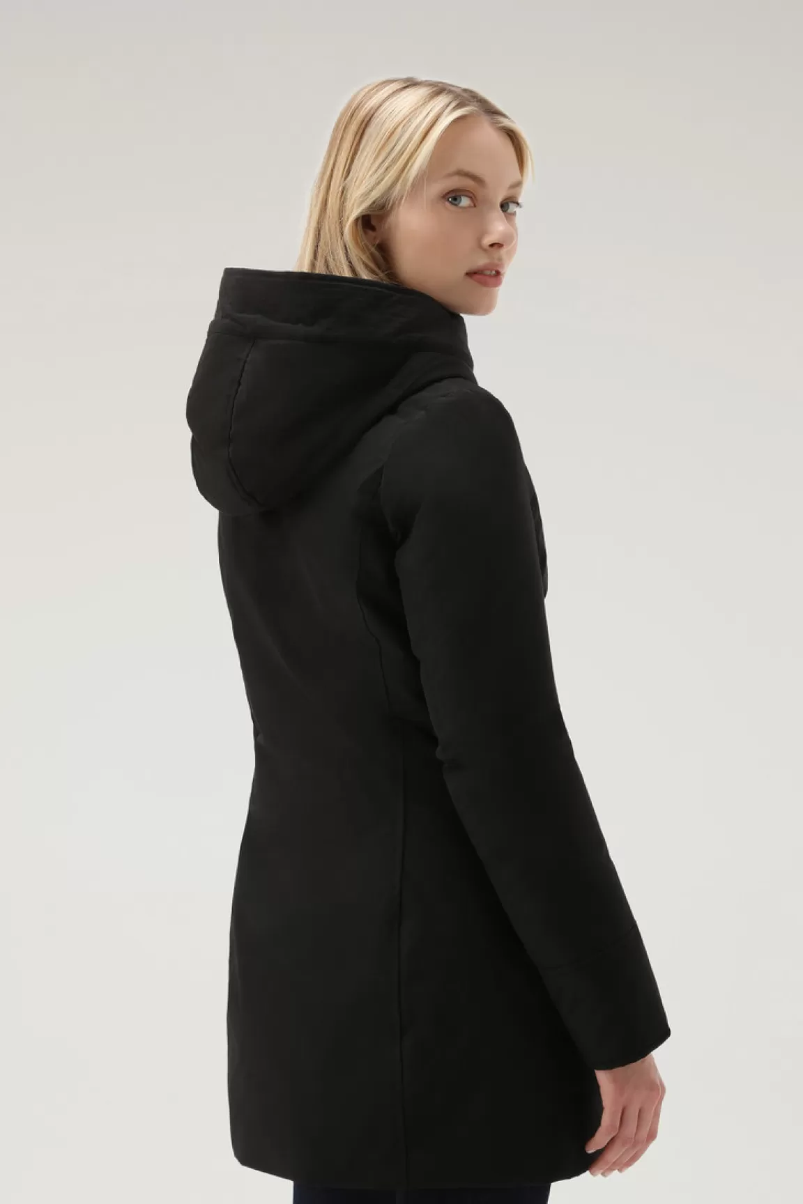 Donna Woolrich Parka>Boulder Parka In Ramar Cloth Con Cappuccio E Collo Removibile In Pelliccia Sintetica