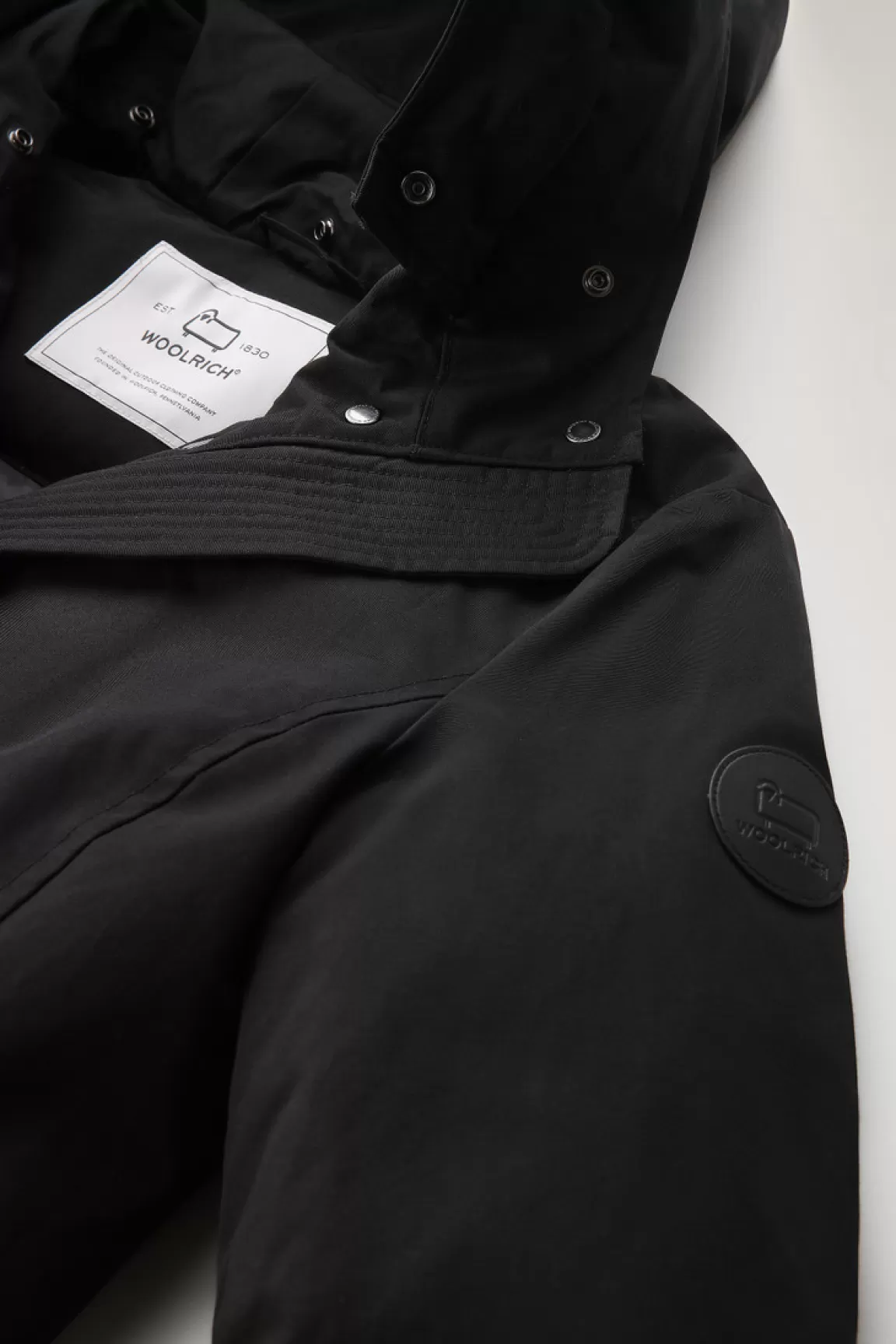 Donna Woolrich Parka>Boulder Parka In Ramar Cloth Con Cappuccio E Collo Removibile In Pelliccia Sintetica