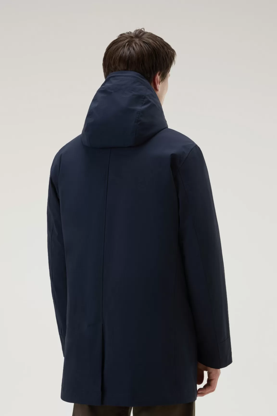 Uomo Woolrich Cappotti | Impermeabili>Cappotto 3 In 1 In Nylon Elasticizzato Con Giacca Trapuntata Removibile