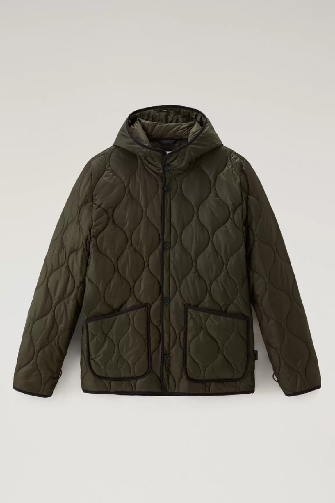 Uomo Woolrich Cappotti | Impermeabili>Cappotto 3 In 1 In Nylon Elasticizzato Con Giacca Trapuntata Removibile