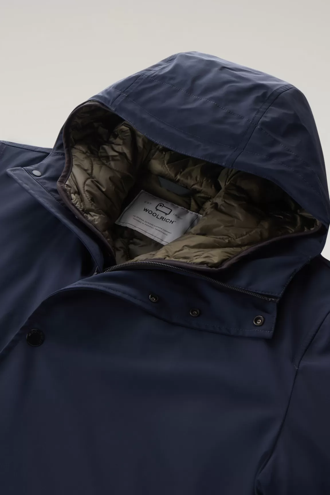 Uomo Woolrich Cappotti | Impermeabili>Cappotto 3 In 1 In Nylon Elasticizzato Con Giacca Trapuntata Removibile