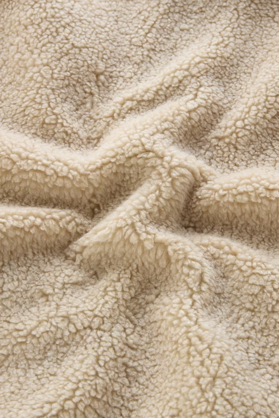 Donna Woolrich Felpe>Felpa In Sherpa A Collo Alto Con Dettagli In CORDURA