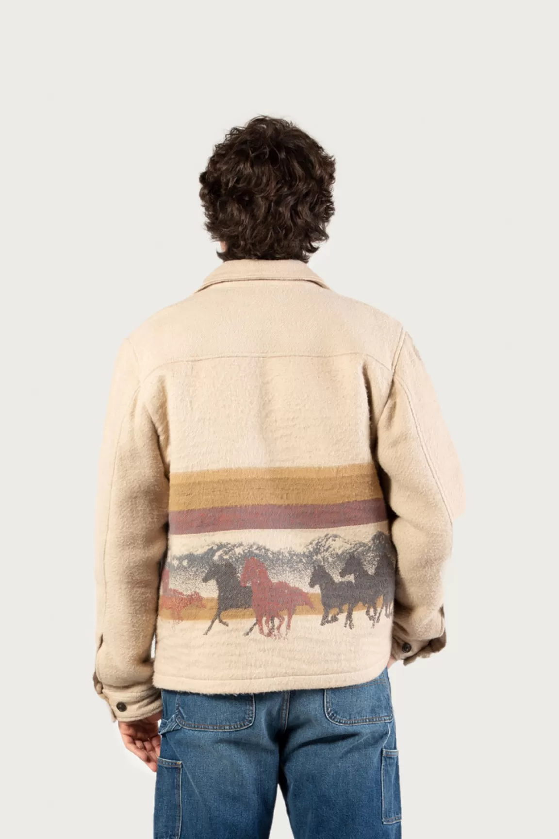 Uomo Woolrich One Of These Days / Woolrich | Giacche a camicia>Giacca A Camicia In Puro Cotone Con Lavorazione In Jacquard - One Of These Days /