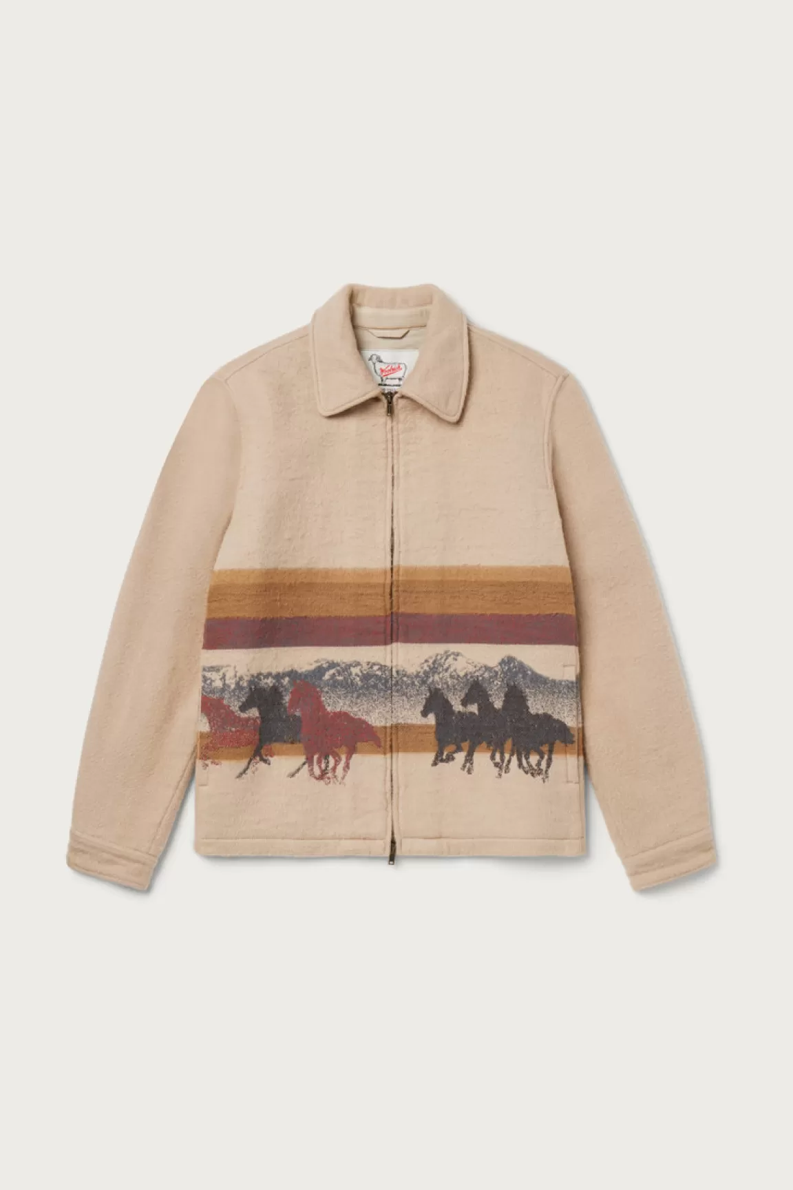 Uomo Woolrich One Of These Days / Woolrich | Giacche a camicia>Giacca A Camicia In Puro Cotone Con Lavorazione In Jacquard - One Of These Days /