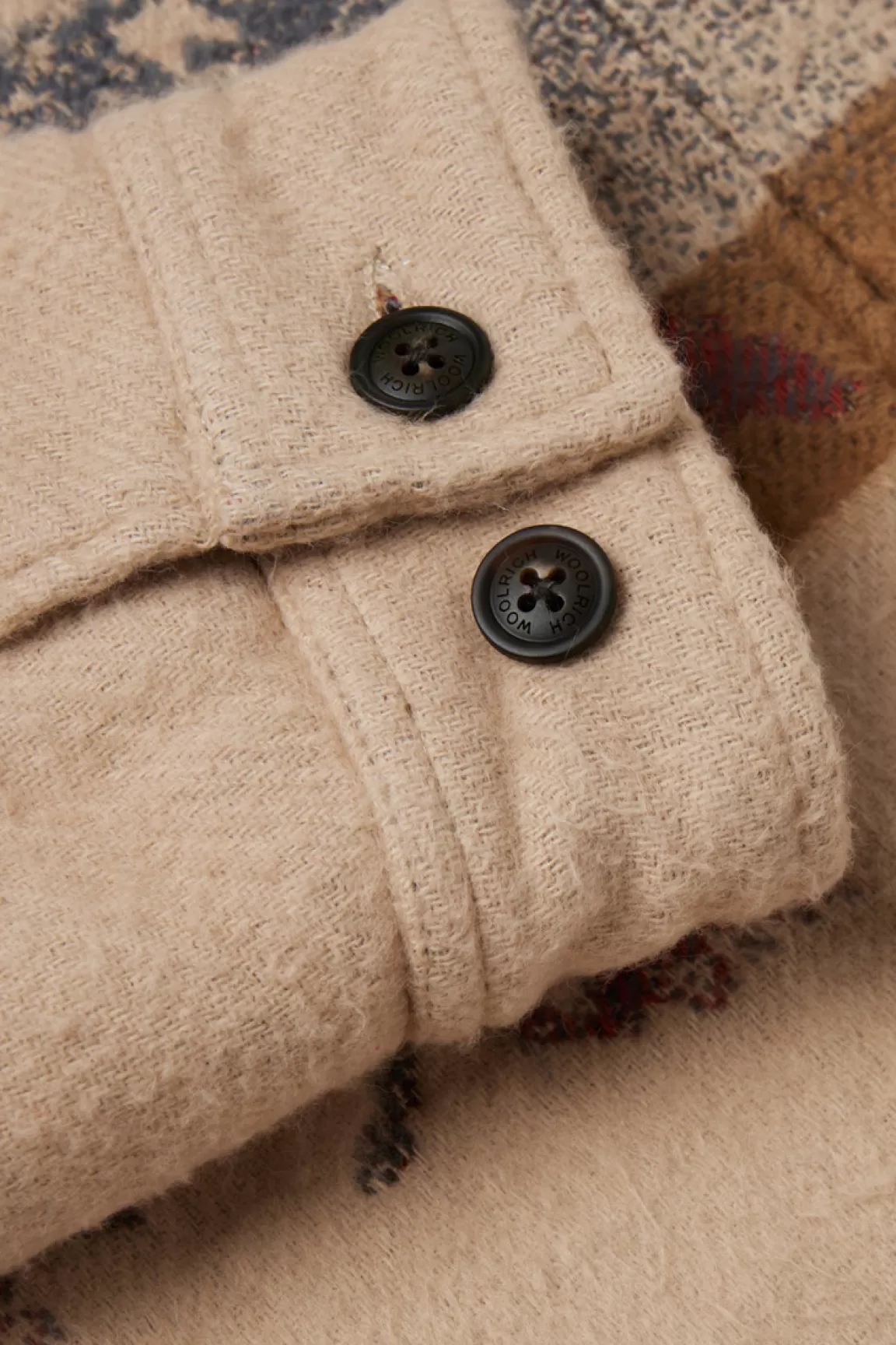 Uomo Woolrich One Of These Days / Woolrich | Giacche a camicia>Giacca A Camicia In Puro Cotone Con Lavorazione In Jacquard - One Of These Days /