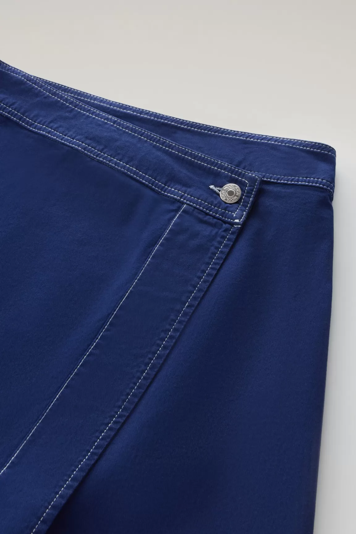 Donna Woolrich Vestiti e gonne>Gonna Cargo A Portafoglio Tinta In Capo In Twill Di Cotone