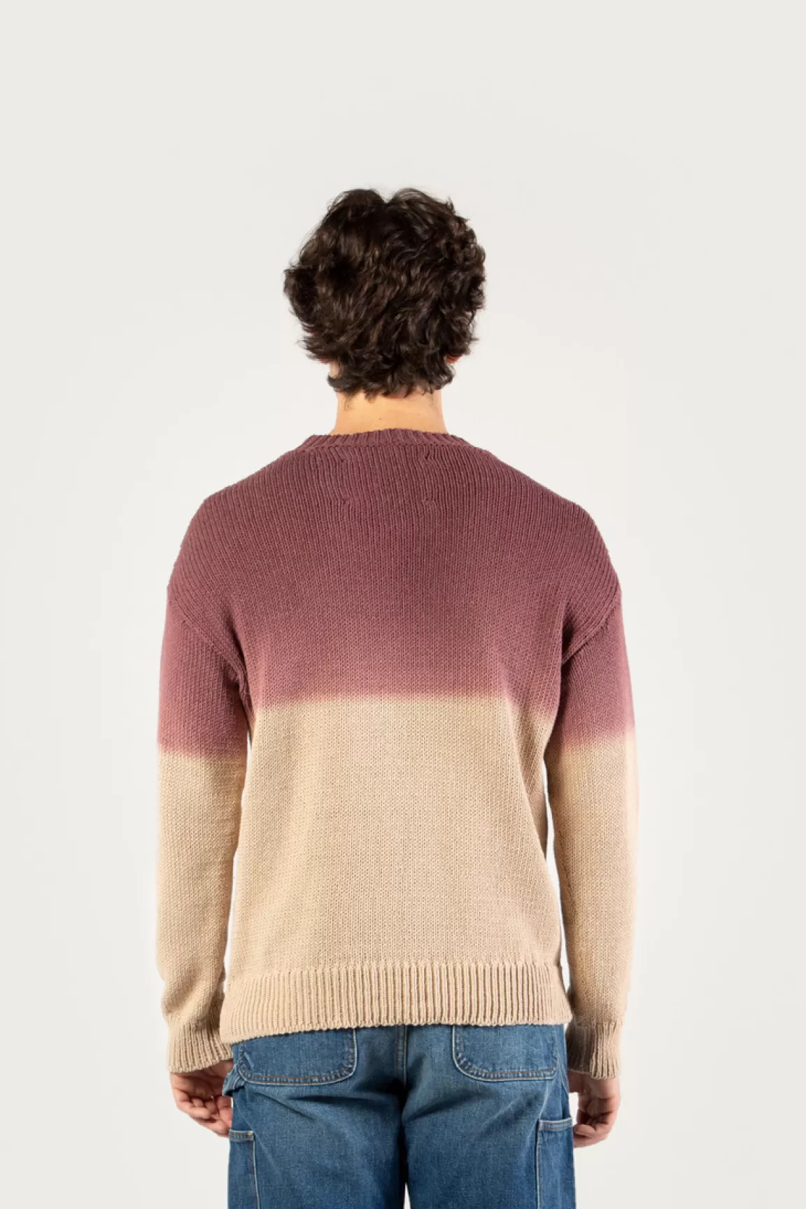Uomo Woolrich One Of These Days / Woolrich | Maglieria>Maglia Girocollo In Misto Cotone Con Effetto Ombré - One Of These Days /