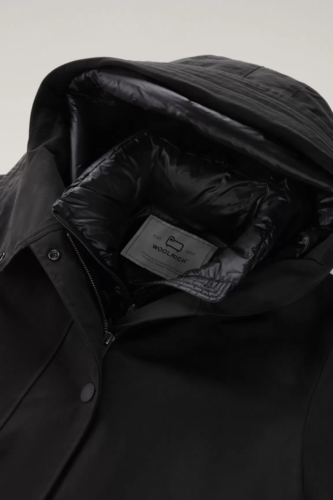 Donna Woolrich Parka>Military Parka 3 In 1 In Ramar Cloth Con Giacca Trapuntata Removibile