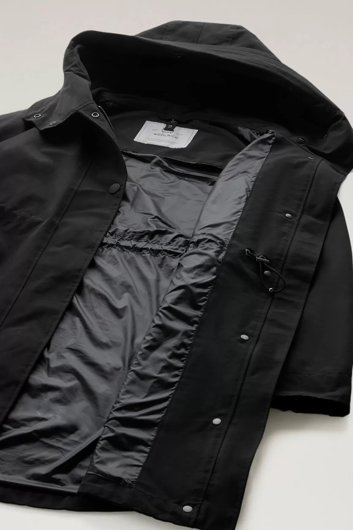 Donna Woolrich Parka>Military Parka 3 In 1 In Ramar Cloth Con Giacca Trapuntata Removibile
