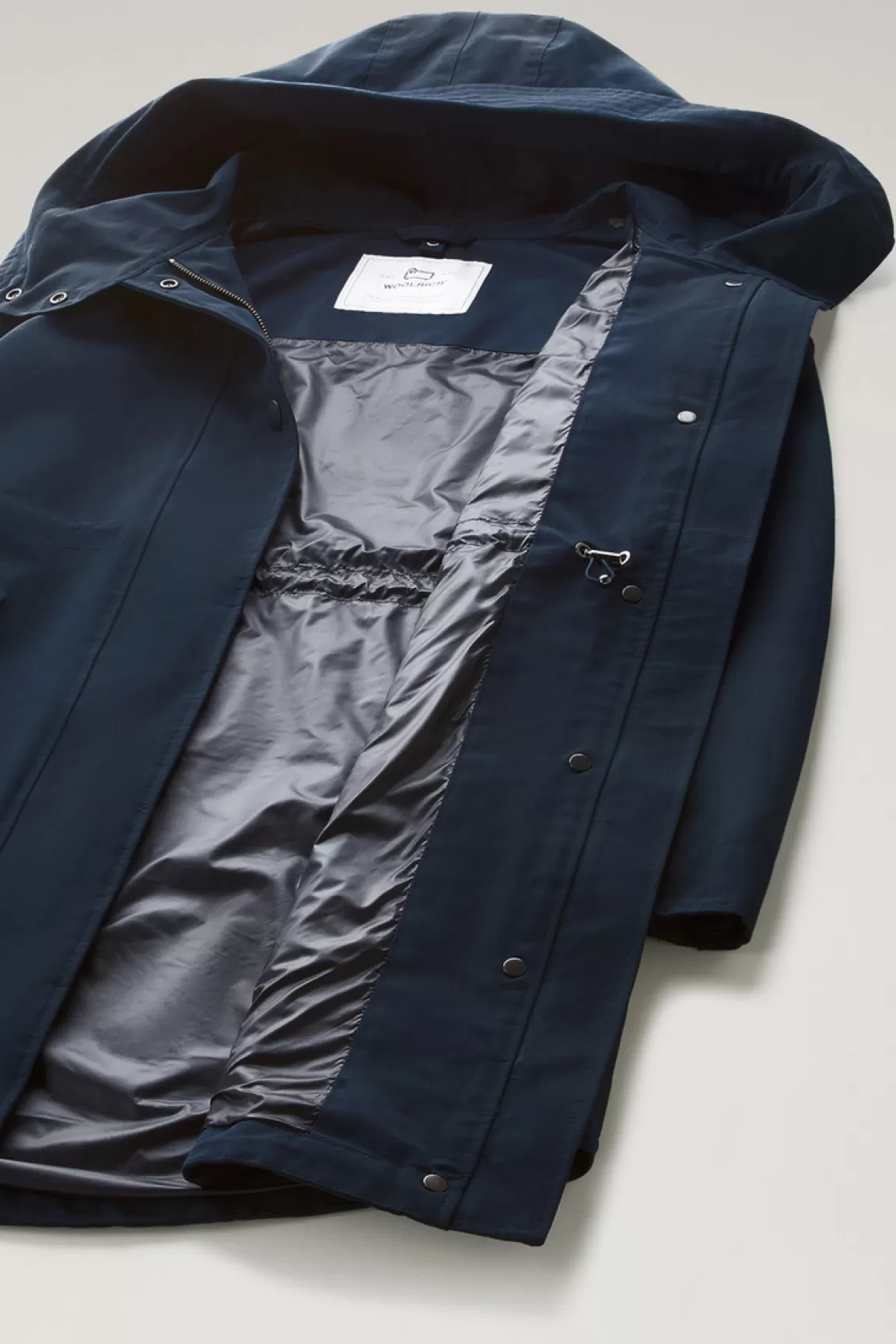 Donna Woolrich Parka>Military Parka 3 In 1 In Ramar Cloth Con Giacca Trapuntata Removibile