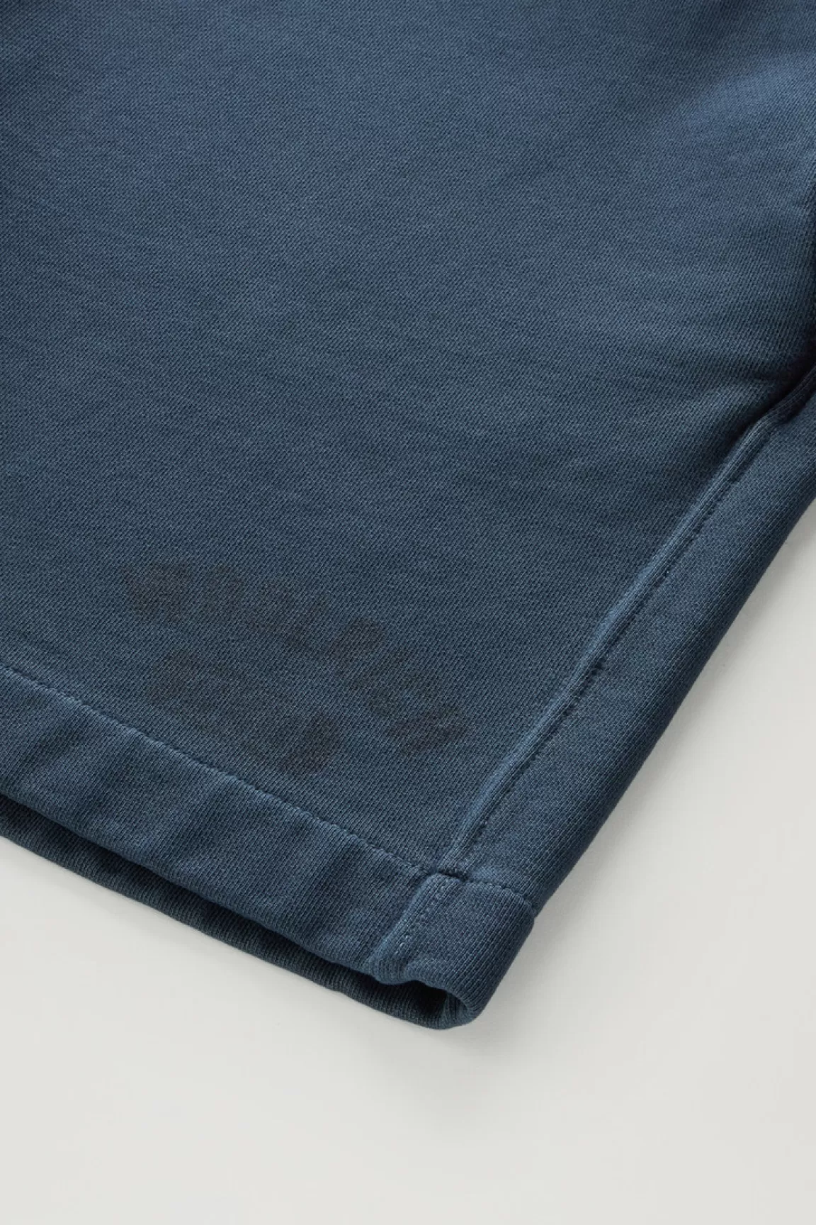 Uomo Woolrich Pantaloni e pantaloncini>Pantaloncini Sportivi Tinti In Capo In Puro Cotone Felpato