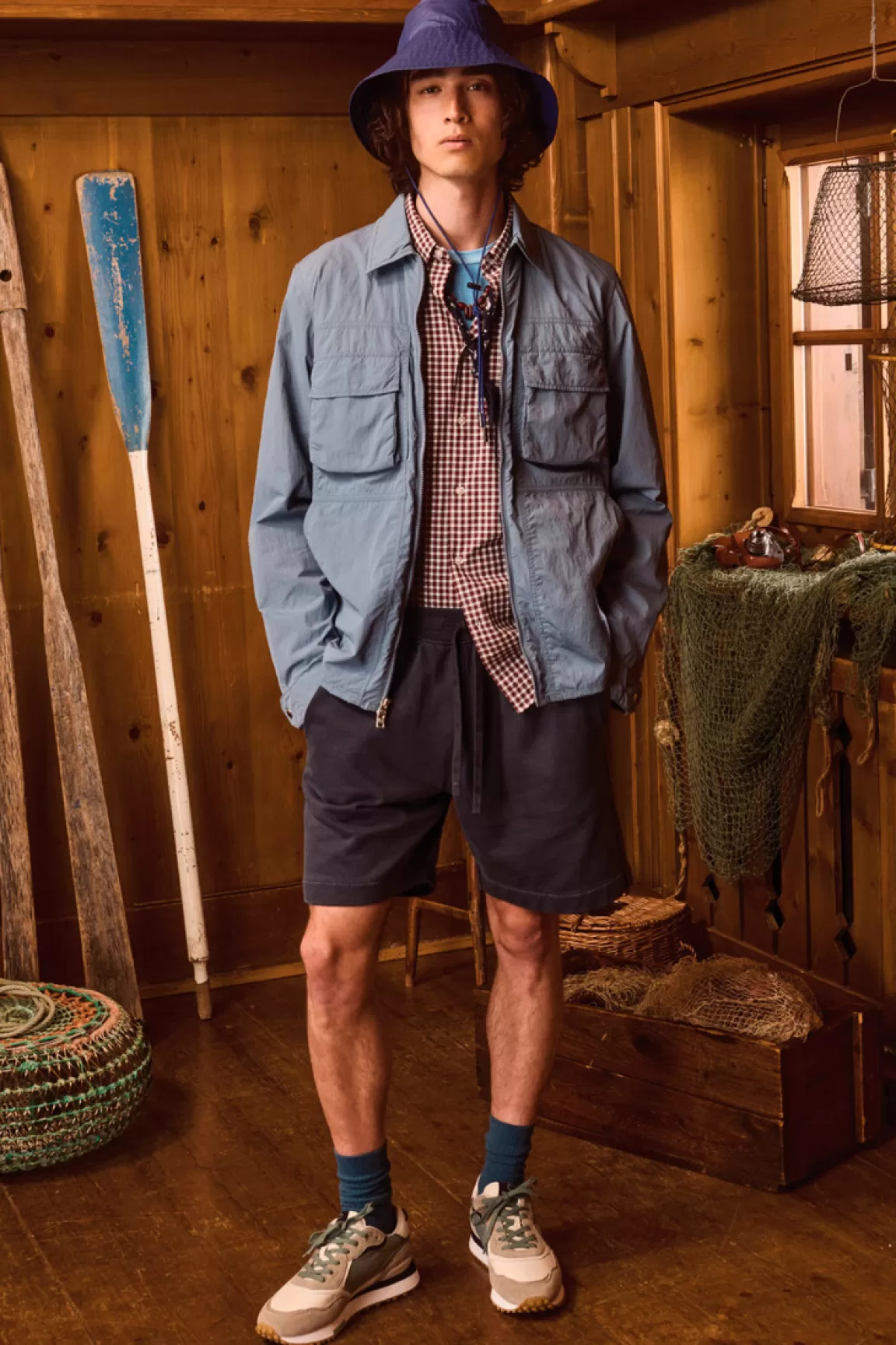 Uomo Woolrich Pantaloni e pantaloncini>Pantaloncini Sportivi Tinti In Capo In Puro Cotone Felpato
