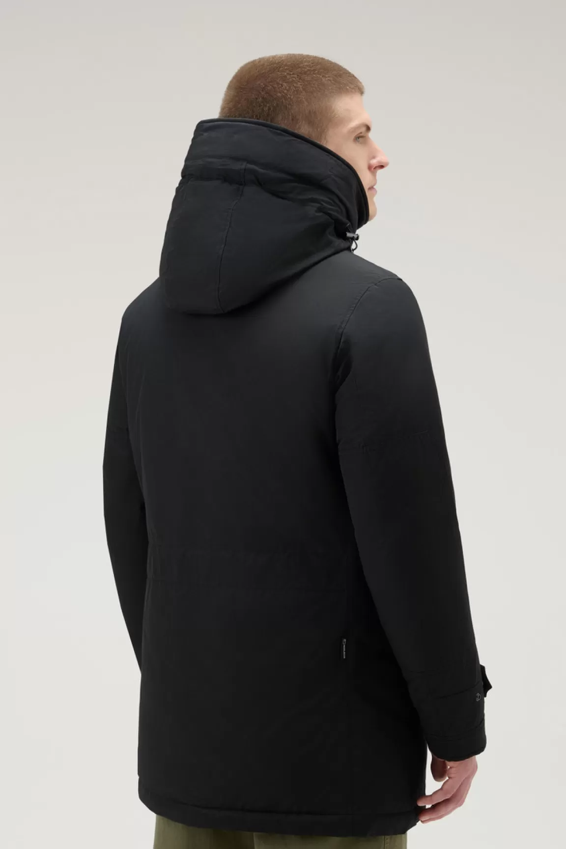 Uomo Woolrich Parka>Polar Parka In Ramar Cloth Con Collo Alto E Bordo In Pelliccia
