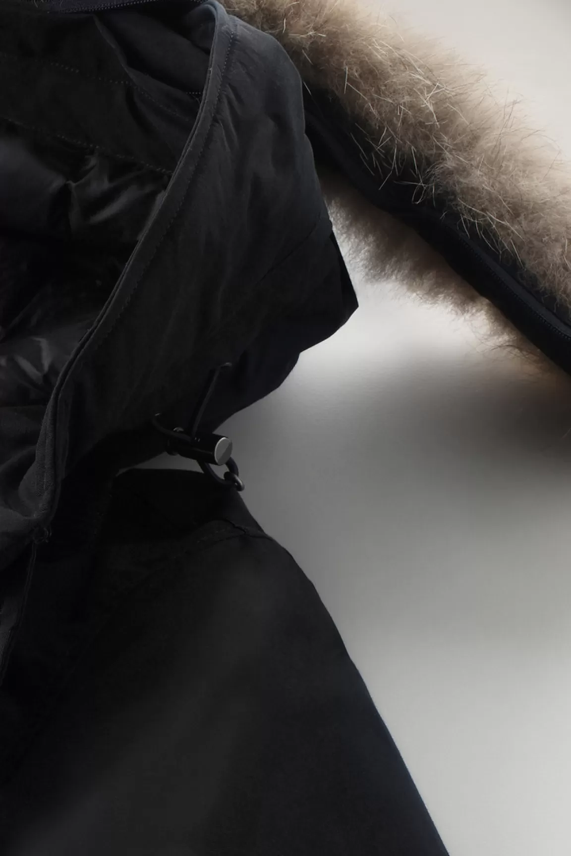 Uomo Woolrich Parka>Polar Parka In Ramar Cloth Con Collo Alto E Bordo In Pelliccia