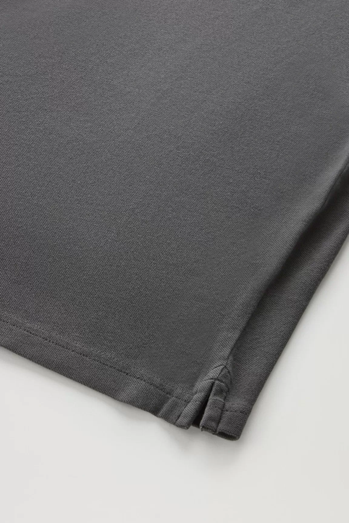 Uomo Woolrich Polo>Polo Mackinack Tinta In Capo In Piqué Di Cotone Elasticizzato