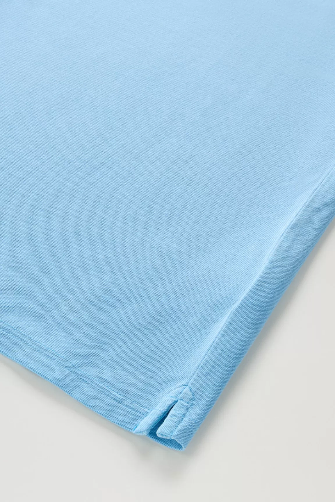 Uomo Woolrich Polo>Polo Mackinack Tinta In Capo In Piqué Di Cotone Elasticizzato