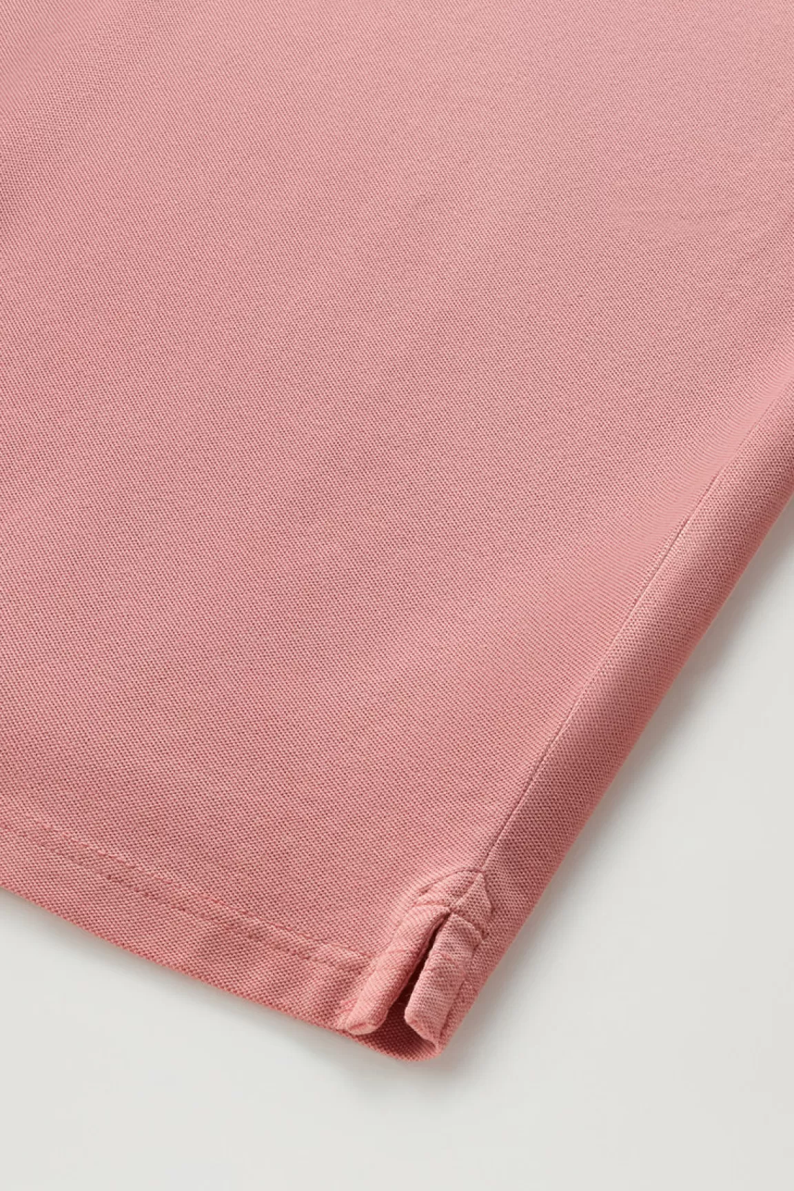 Uomo Woolrich Polo>Polo Mackinack Tinta In Capo In Piqué Di Cotone Elasticizzato