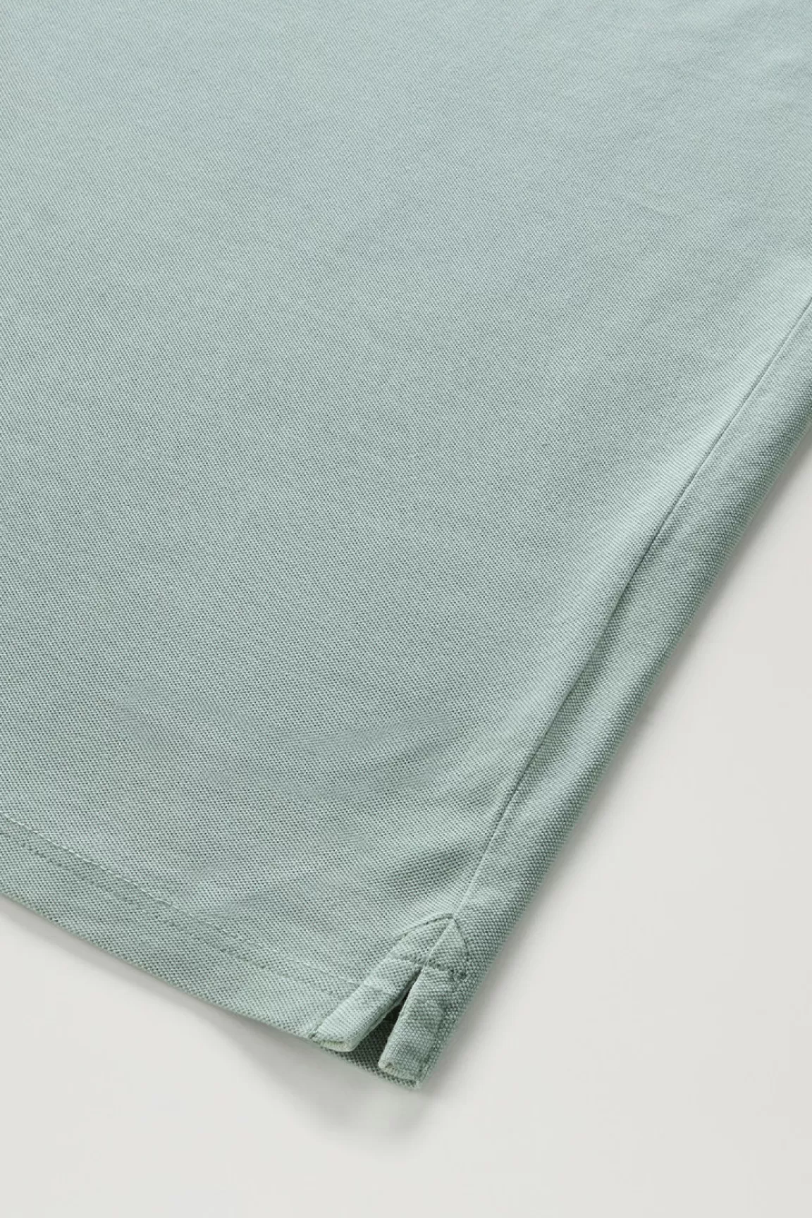 Uomo Woolrich Polo>Polo Mackinack Tinta In Capo In Piqué Di Cotone Elasticizzato