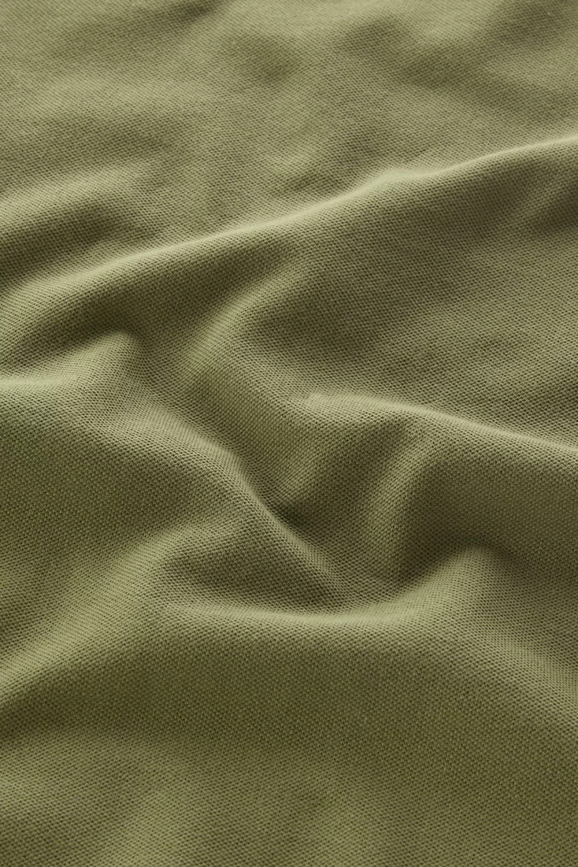 Uomo Woolrich Polo>Polo Monterey In Piquet Di Cotone Elasticizzato Con Bordi A Righe