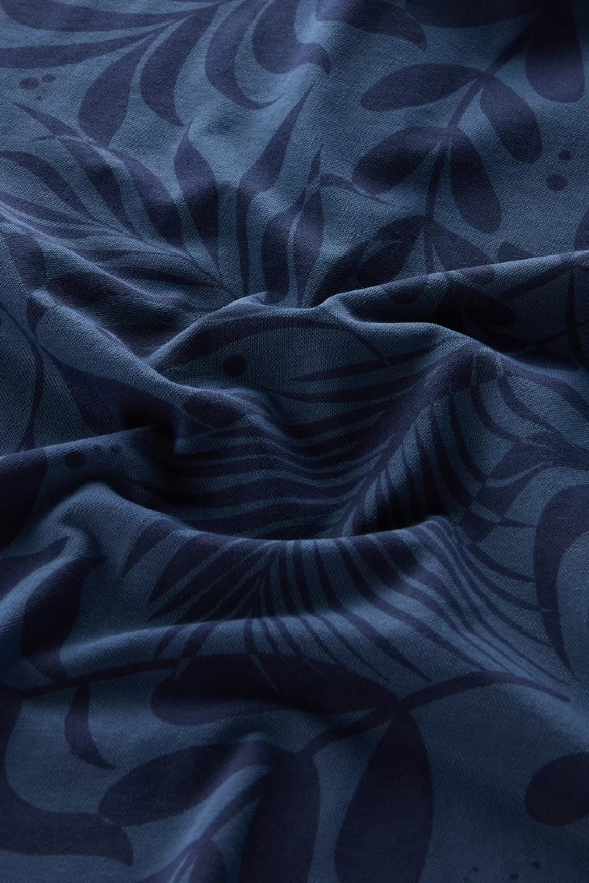 Uomo Woolrich Polo>Polo Tinta In Capo In Cotone Elasticizzato Con Stampa Tropical