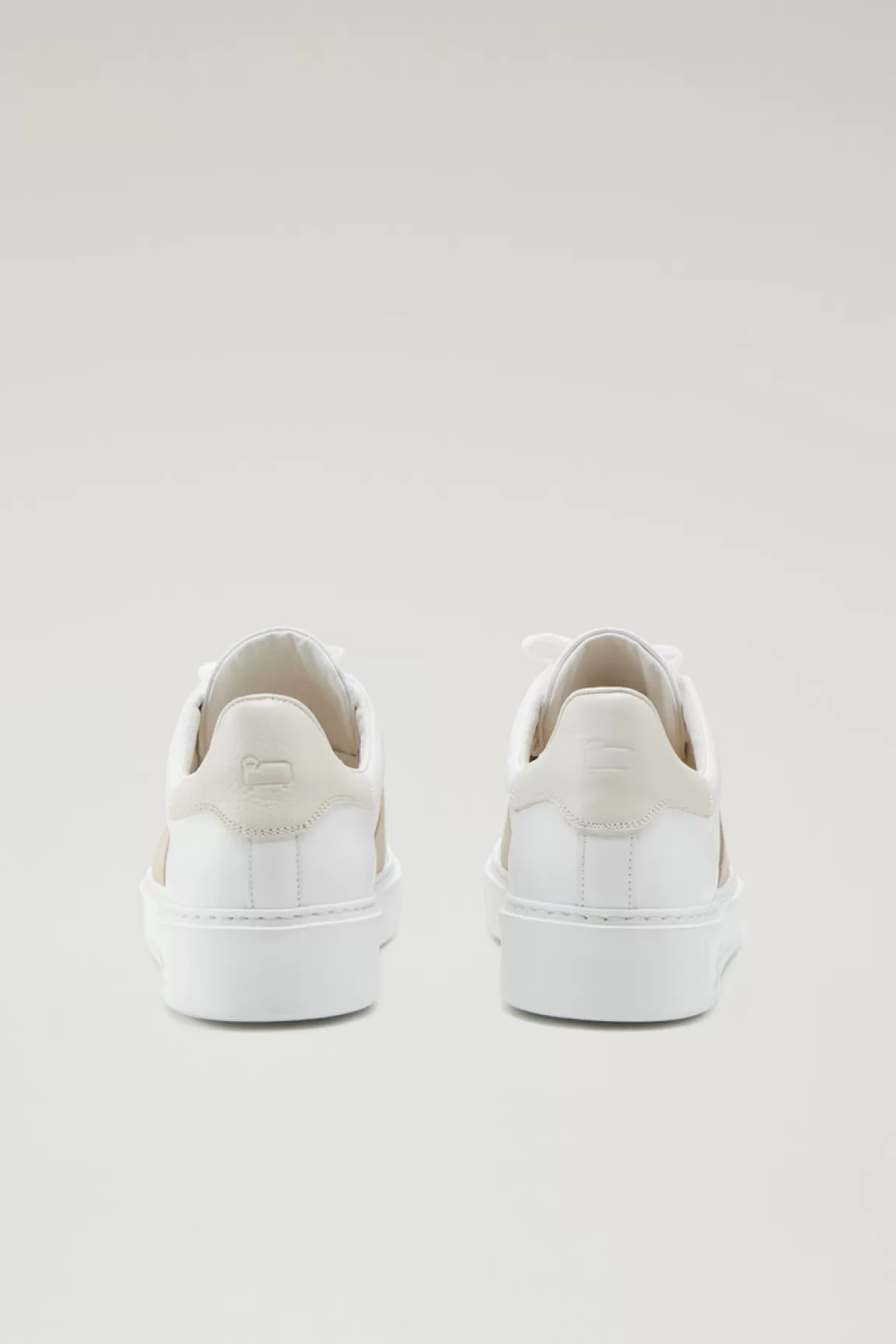 Uomo Woolrich Sneakers>Sneakers Classic Court In Pelle Con Banda In Pelle Scamosciata