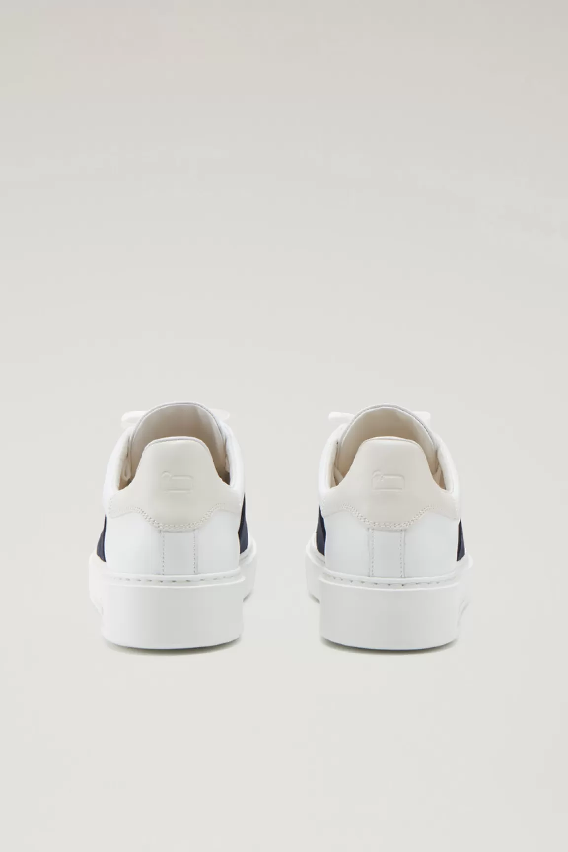 Uomo Woolrich Sneakers>Sneakers Classic Court In Pelle Con Banda In Pelle Scamosciata