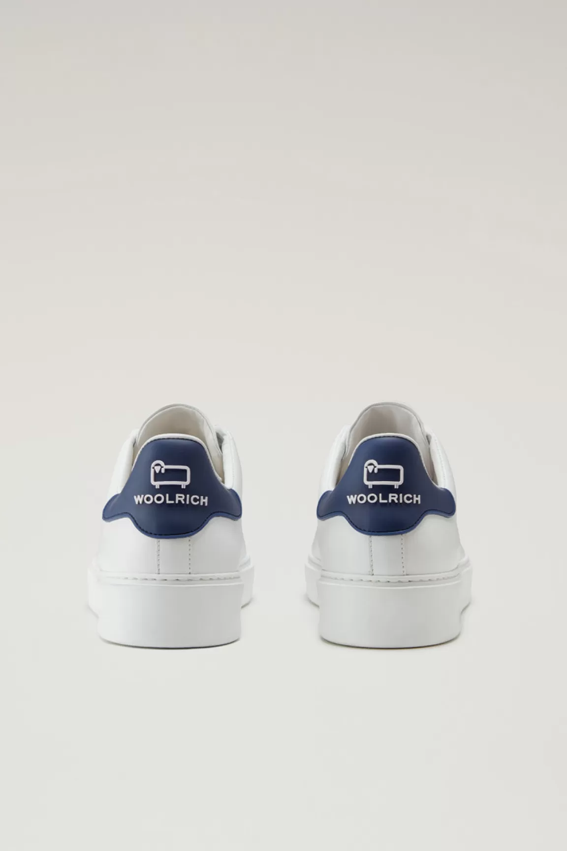 Uomo Woolrich Sneakers>Sneakers Classic Court In Pelle Con Dettagli A Contrasto