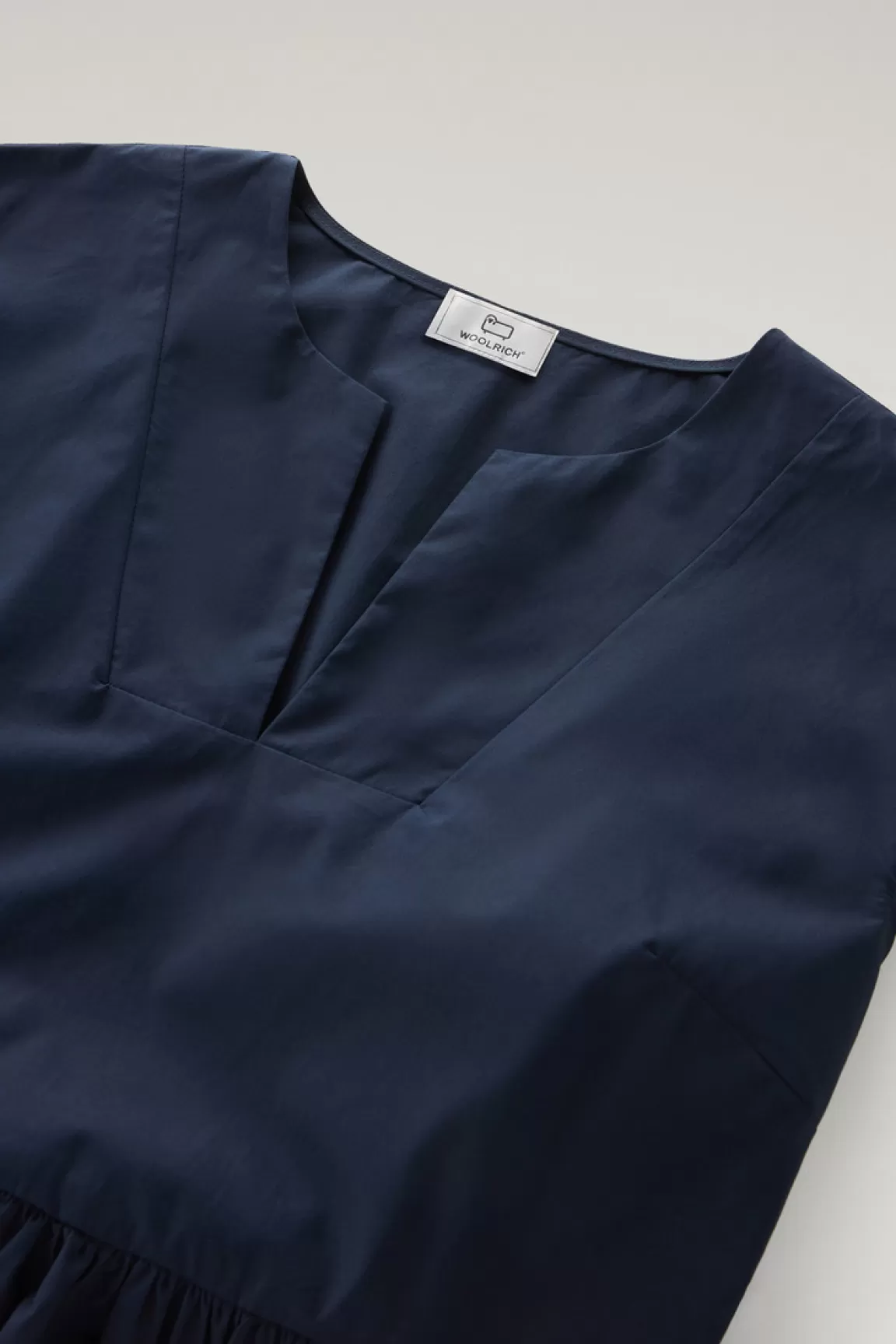 Donna Woolrich Vestiti e gonne>Vestito Corto In Popeline Di Puro Cotone