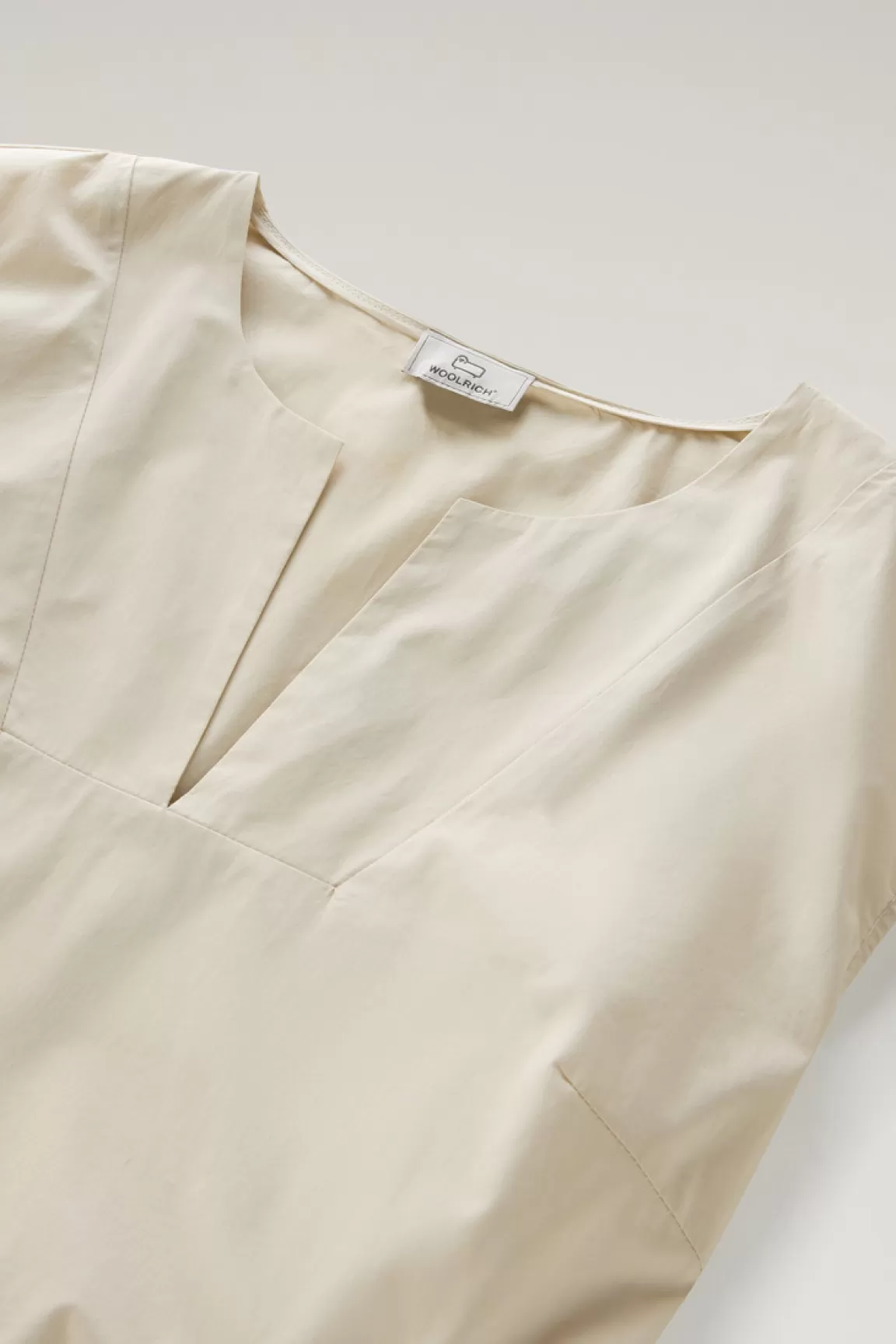 Donna Woolrich Vestiti e gonne>Vestito Corto In Popeline Di Puro Cotone