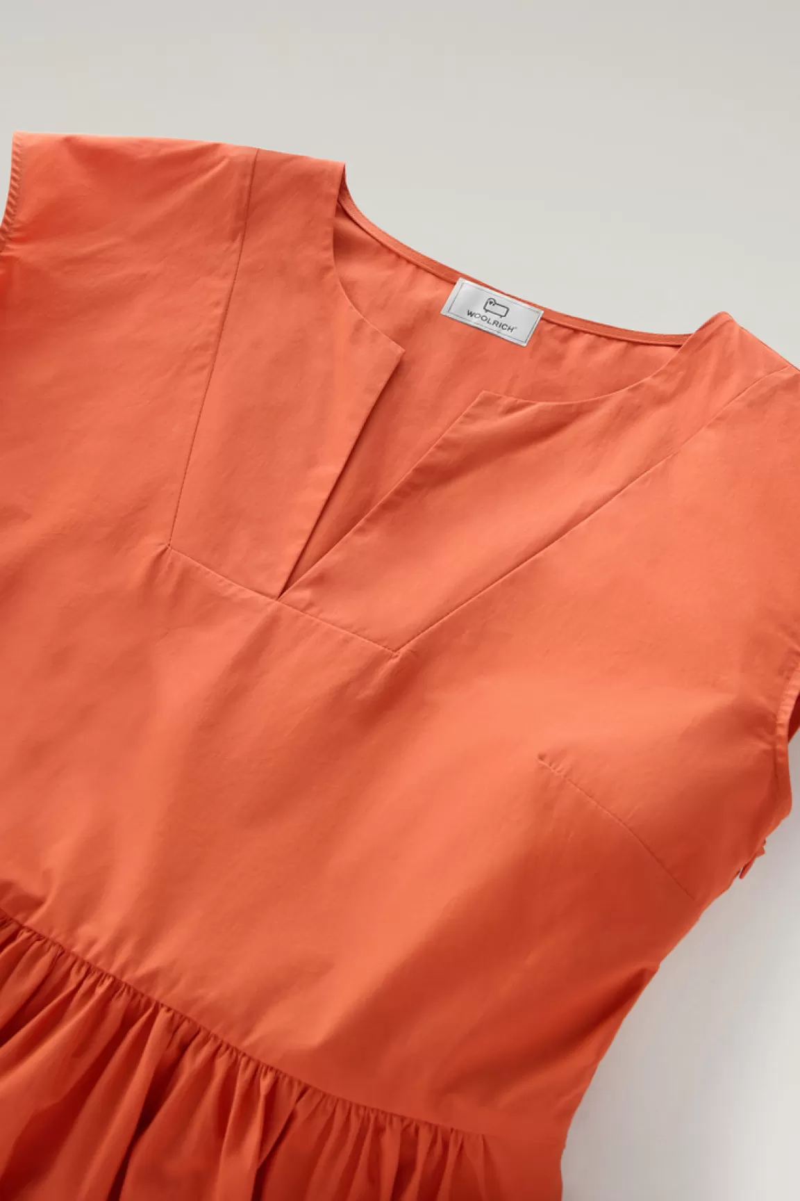 Donna Woolrich Vestiti e gonne>Vestito Corto In Popeline Di Puro Cotone